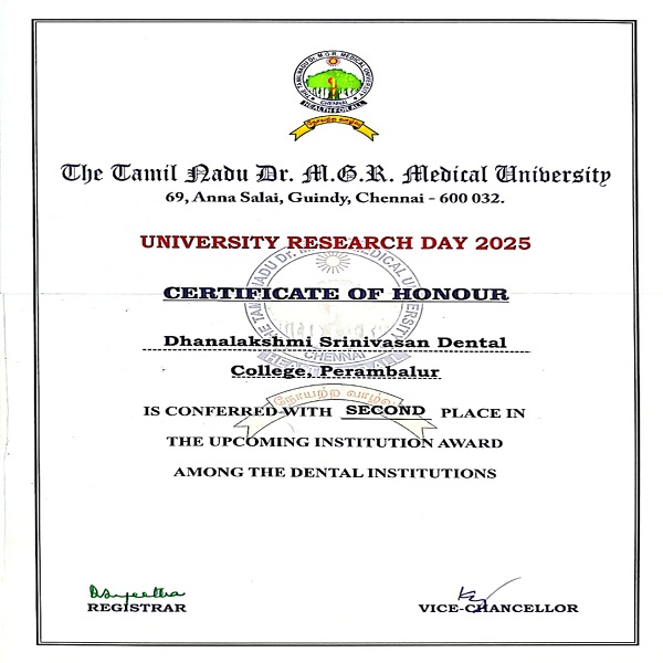 Award Certificate